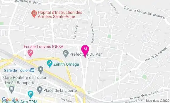 Localisation Dr Martine Dourlen