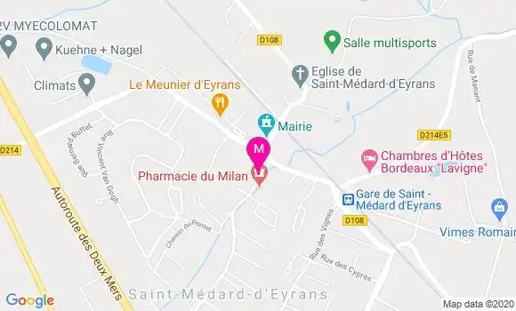 Localisation Dr Arnaud Torrielli