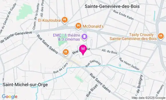 Localisation Dr Sandrine Vacher