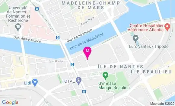 Localisation Dr Isabelle Acker