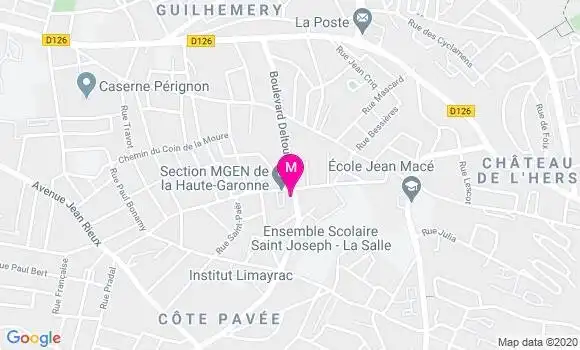 Localisation Dr Perrine Helias