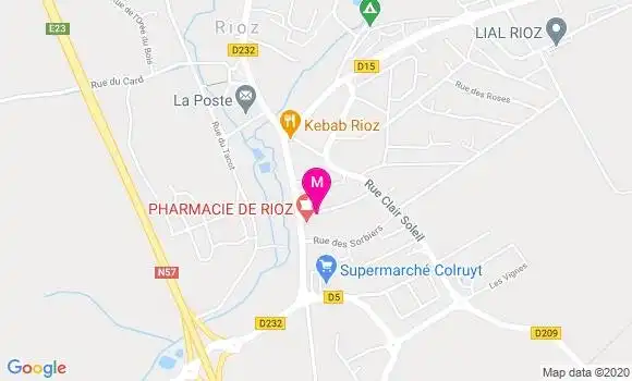 Localisation Dr Pierre Louis