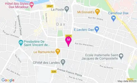 Localisation Dr Emmanuel Berteretche