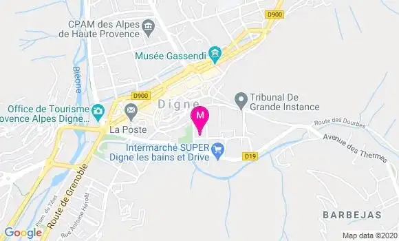 Localisation Dr Claire Roques