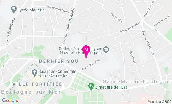 Localisation Dr Mathilde Lubret