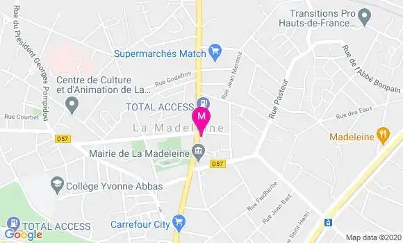 Localisation Dr Clotilde Carton