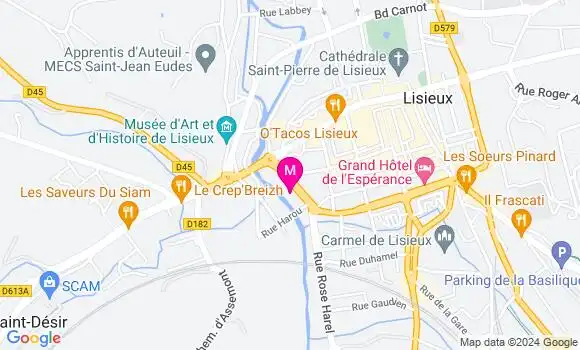 Localisation Dr Yann Bezard