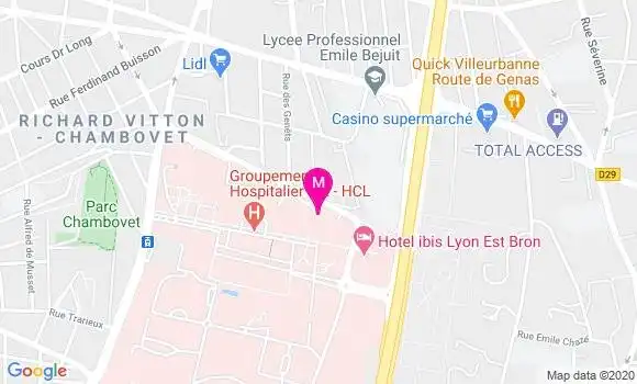 Localisation Dr Philippe Portran