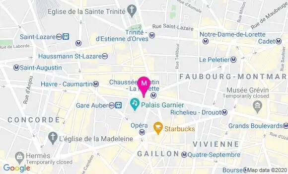 Localisation Dr Virginie Miniere