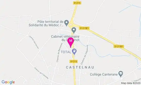 Localisation Dr Justine Rivalland