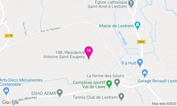 Localisation Dr Christelle Joseph Le Bomin