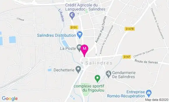 Localisation Dr Andrea Santamaria