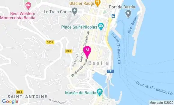 Localisation Dr Jean Louis Mazzoni