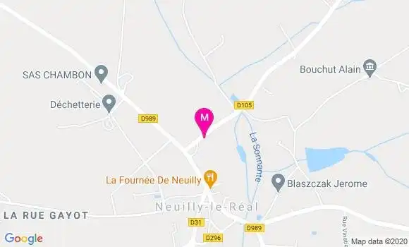 Localisation Dr Marie Claude Bardet