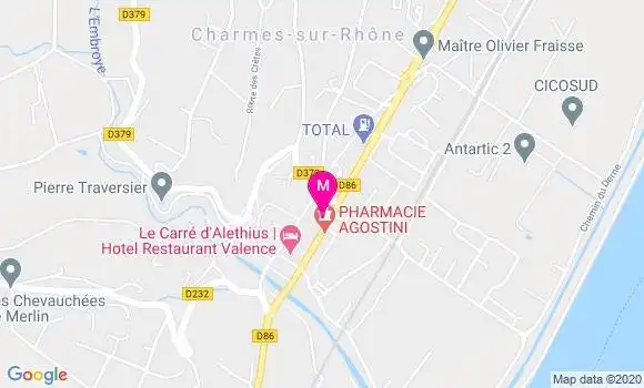 Localisation Dr Mathieu Guilhot