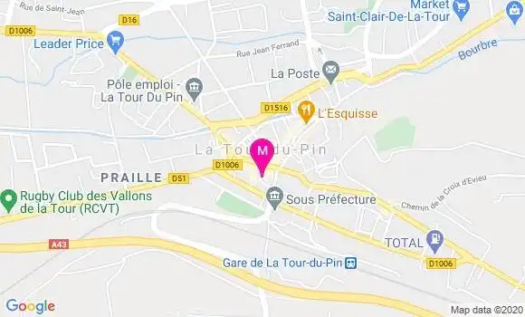Localisation Dr Amandine Berthon