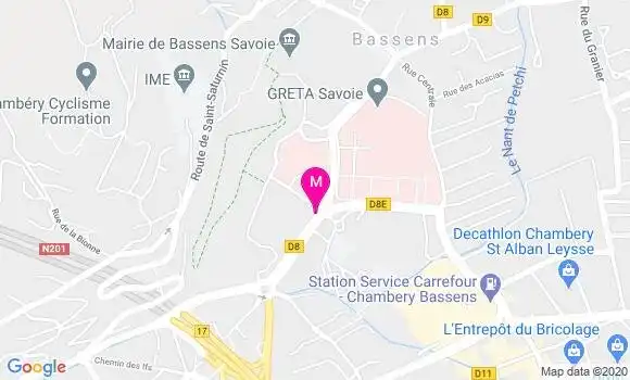 Localisation Dr Eric Favre