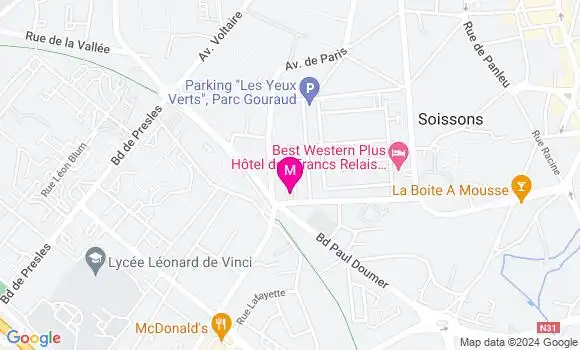 Localisation Dr Jeremy Van Meulecom