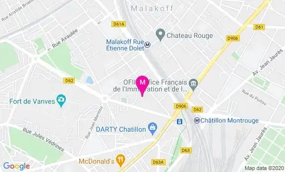 Localisation Dr Michel Fabre