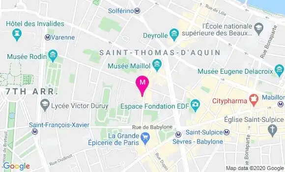 Localisation Dr Françoise Cheveau Ladaique