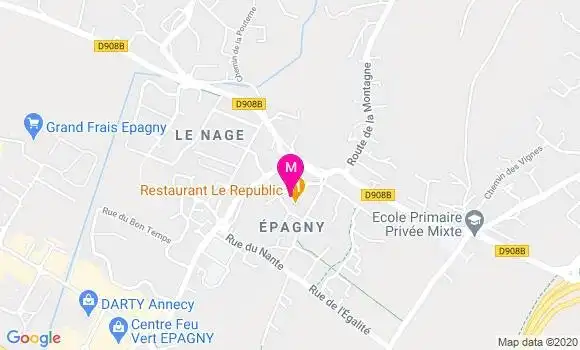 Localisation Dr Delphine Lison