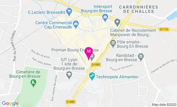 Localisation Dr Virginie Miconnet