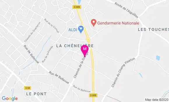 Localisation Dr Bertrand Calichiama