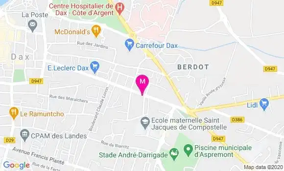 Localisation Dr Eric Ferrie