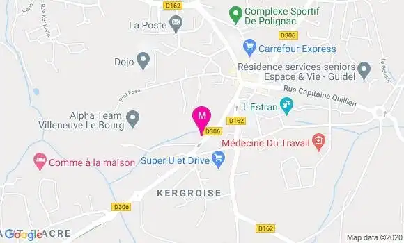 Localisation Dr Charlotte Le Dall
