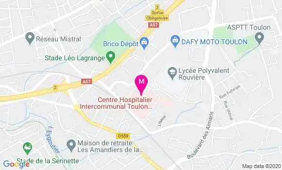 Localisation Dr Solene Genty