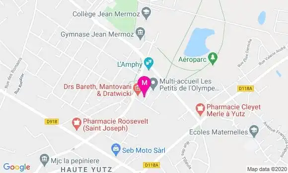 Localisation Dr Elsa Mayer Coupez