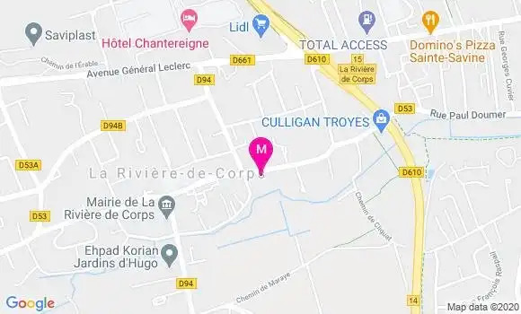 Localisation Dr Florence Bonnefoi