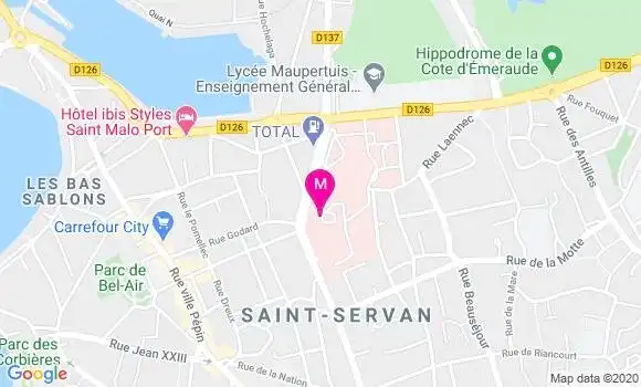 Localisation Dr Lucie Cornee