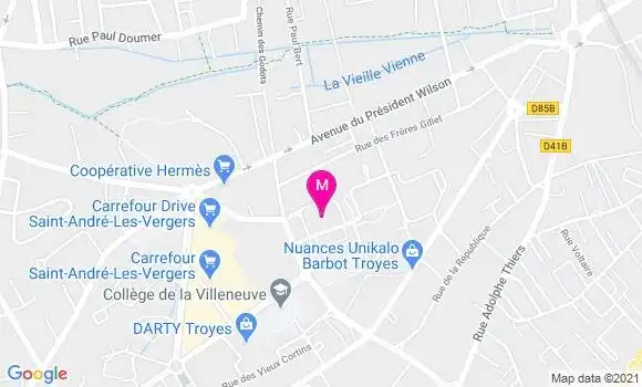 Localisation Dr Djamel Berrahal