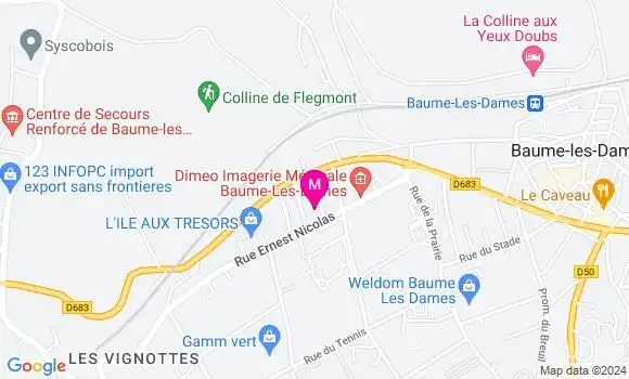 Localisation Dr Leila Benard