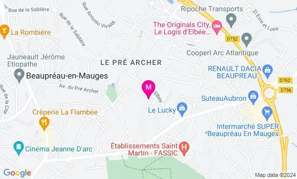 Localisation Dr Jean Pascal Cochinaire