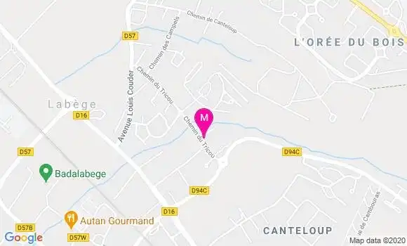 Localisation Dr Sabrina Boudou