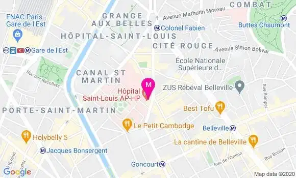 Localisation Dr Florence Jeune