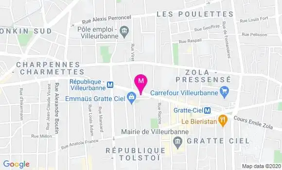 Localisation Dr Jean Andrea Izard