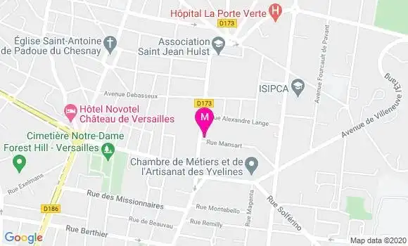 Localisation Dr Philippe De Kuyper