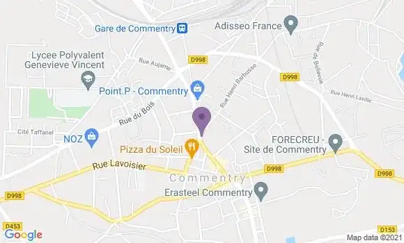 Localisation Dr Michel Rousseau