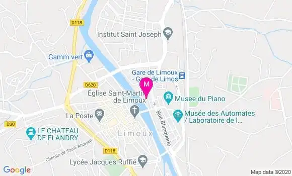 Localisation Dr Alain Tamas
