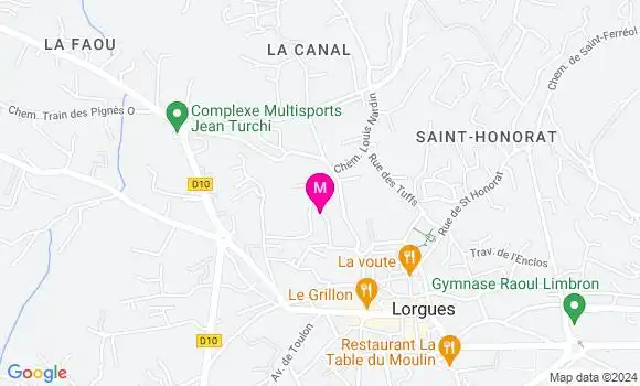 Localisation Dr Jean Pierre Bernard