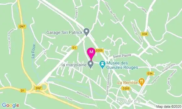 Localisation Dr Anne Fondarai