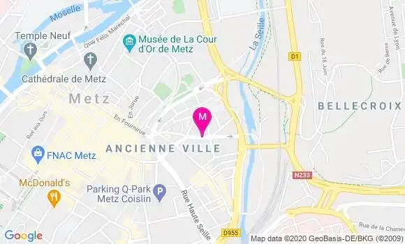 Localisation Dr Johanna Micciche