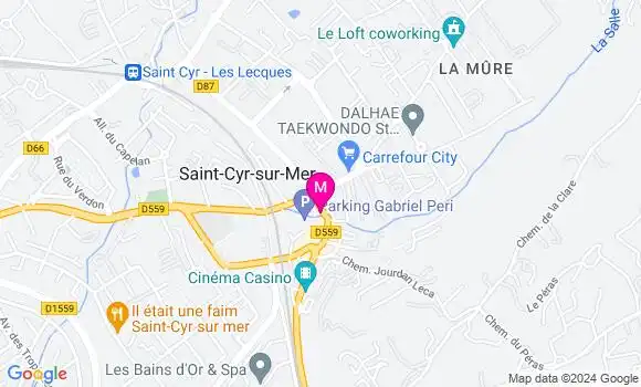 Localisation Dr Loriane Duval