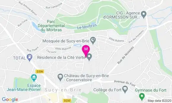 Localisation Dr Audrey Therminot