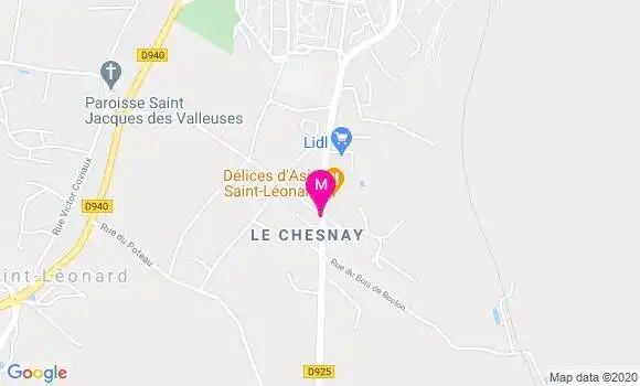Localisation Dr Corine Martin