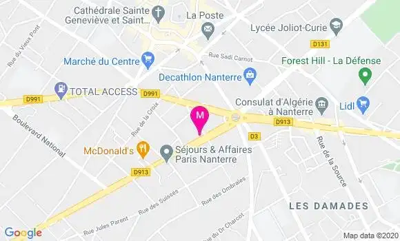 Localisation Dr Monia Dob