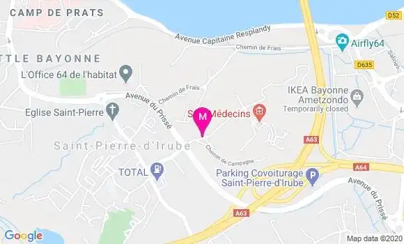 Localisation Dr Christophe Robin